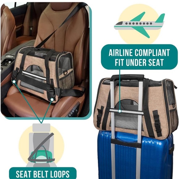 Travel pet carrier 🐕 🐈 - Picture 3 of 7